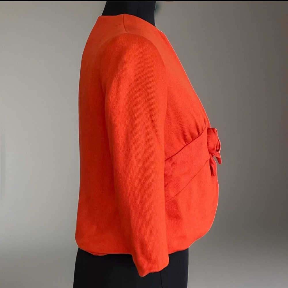 Hal Kassel Vintage Blazer Orange Rosette Size Small - Picture 4 of 12